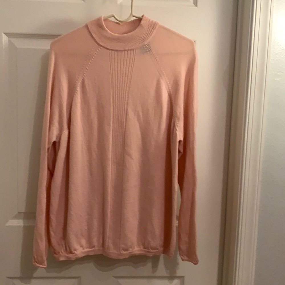 Amber Stone Light Pink Wool sweater size 1X